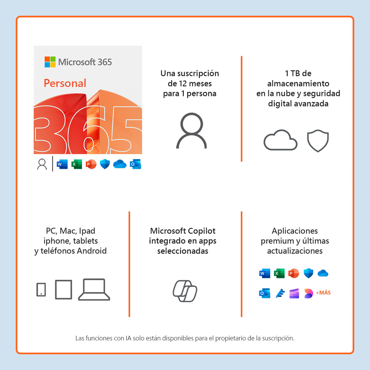 Microsoft 365 Personal - Argentina (GFast)